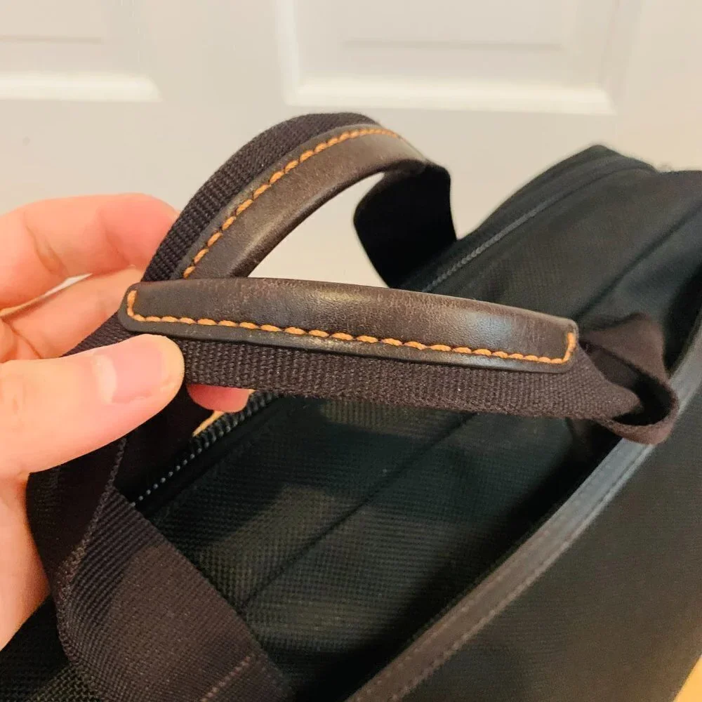 $525 TUMI Alpha Black Ballistic Nylon Briefcase